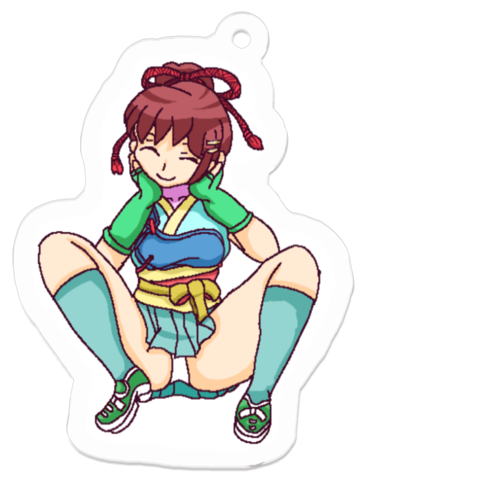 アクリルキーホルダー(コーティング) - 50 x 50 (mm)