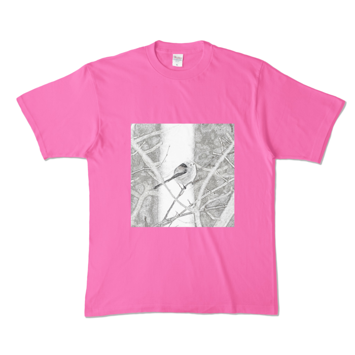 カラーTシャツ - XL - ピンク (濃色)(5)