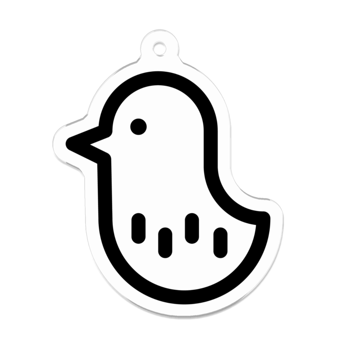 アクリルキーホルダー - 50 x 50 (mm)