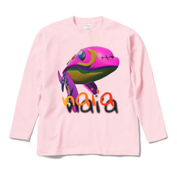ロングスリーブTシャツ - M - ライトピンク