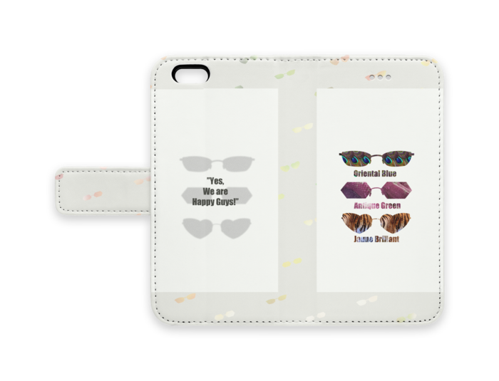 手帳型iPhoneケース - iPhone 6 / 6s - ストラップ穴 なし