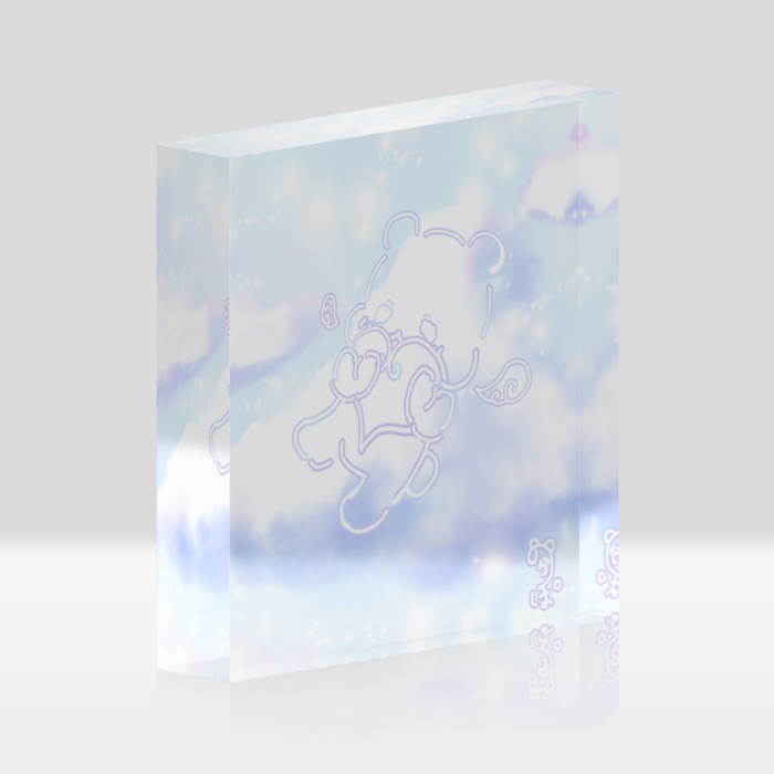 アクリルブロック - 100x100mm