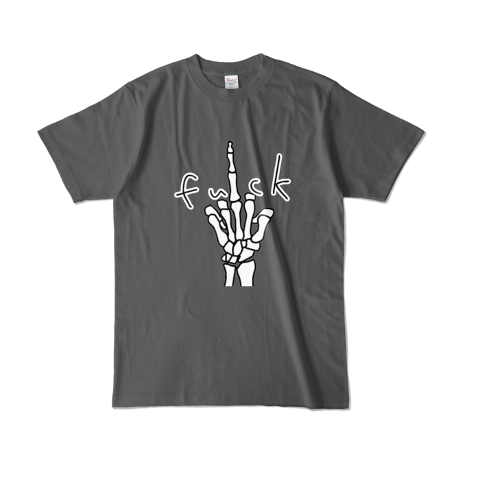 カラーTシャツ - L - チャコール (濃色)