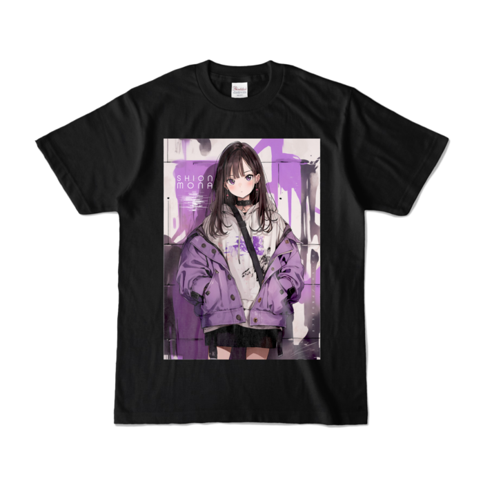 カラーTシャツ - S - ブラック (濃色)もな