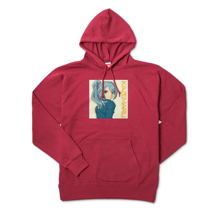 パーカー - XL - バーガンディ