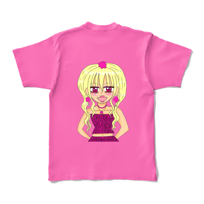 カラーTシャツ - XL - ピンク (濃色)