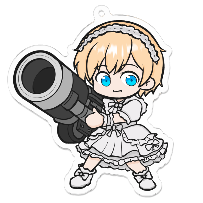 アクリルキーホルダー - 70 x 70 (mm)