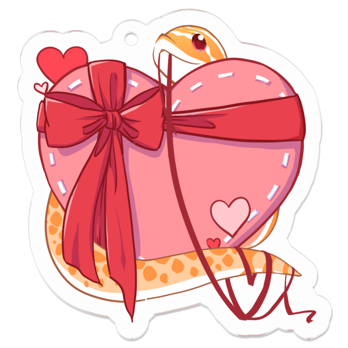 【バレンタイン🍫アクキー】シシバナ(アルビノ)5cm