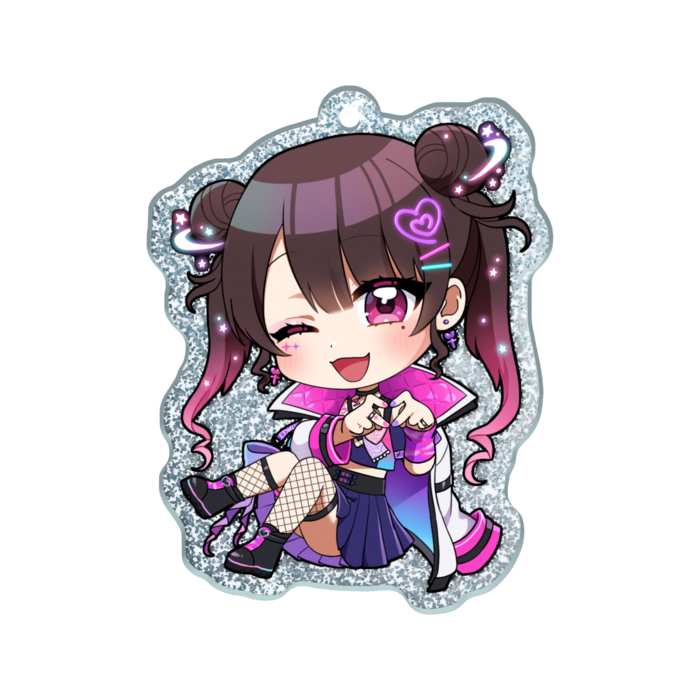 みたこ ラメアクキー SD  50 × 50mm