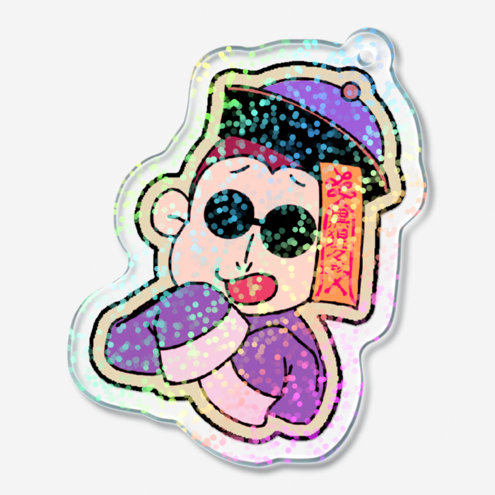 ホログラムアクリルキーホルダー - 50 × 50mm