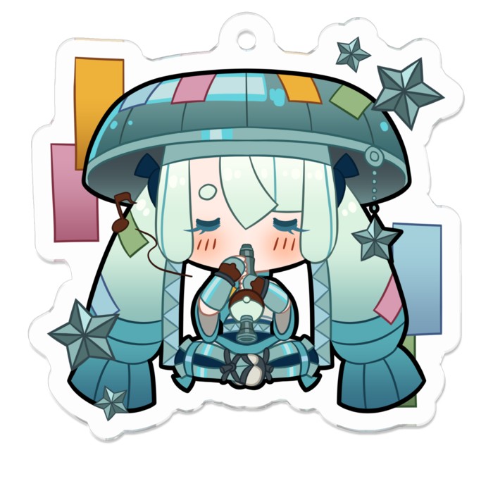 アクリルキーホルダー - 50 x 50 (mm)