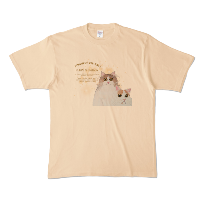 カラーTシャツ - XL - ナチュラル (淡色)