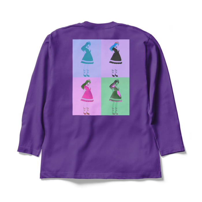 ロングスリーブTシャツ - XL - パープル