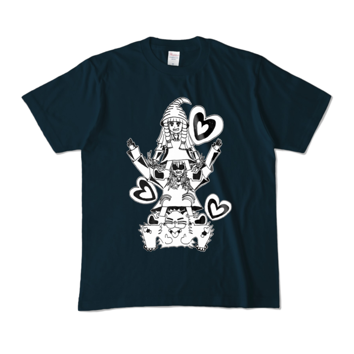 カラーTシャツ - M - ネイビー (濃色)