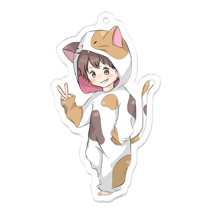 アクリルキーホルダー（コーティング） - 70 x 70 (mm)