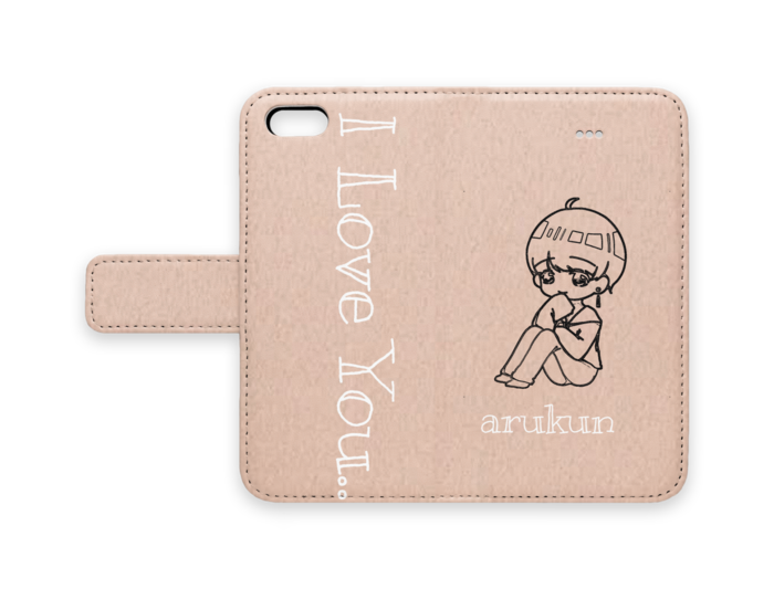手帳型iPhoneケース - iPhone 5 / 5s / SE - ストラップ穴 なし