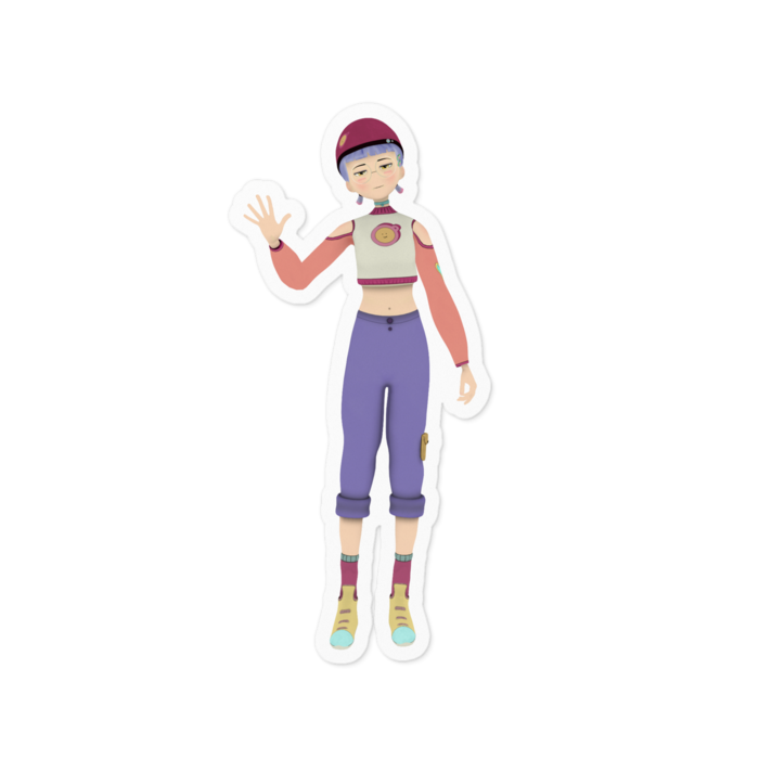 ステッカー - 100 x 100 (mm)