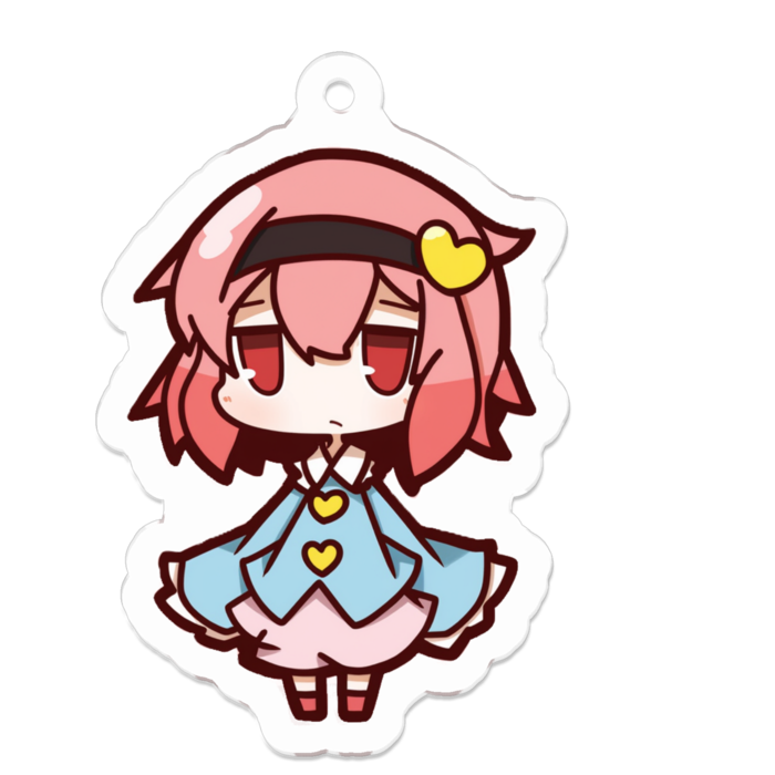 アクリルキーホルダー - 50 x 50 (mm)