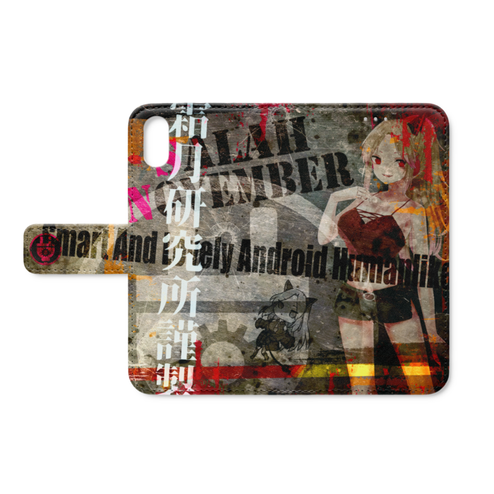 手帳型iPhoneケース - iPhone XS / X - ストラップ穴 なし