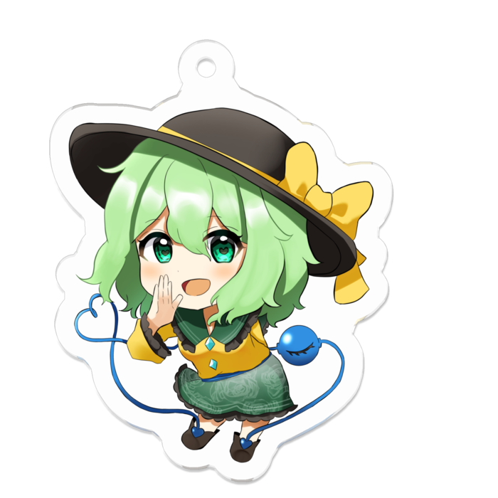 アクリルキーホルダー - 50 x 50 (mm)