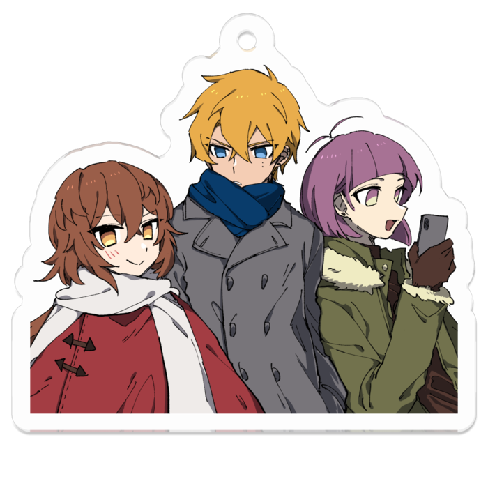 アクリルキーホルダー - 50 x 50 (mm)