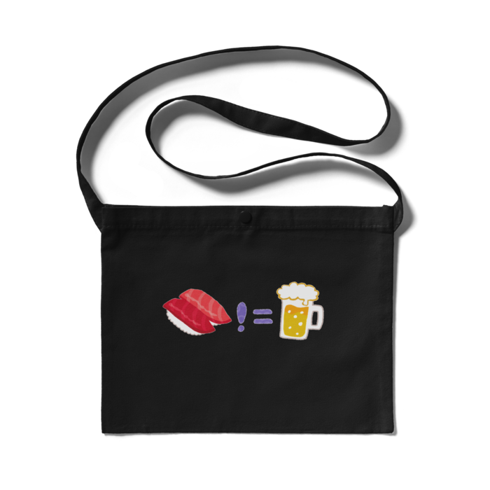 サコッシュ - 300 x 230 (mm) ブラック