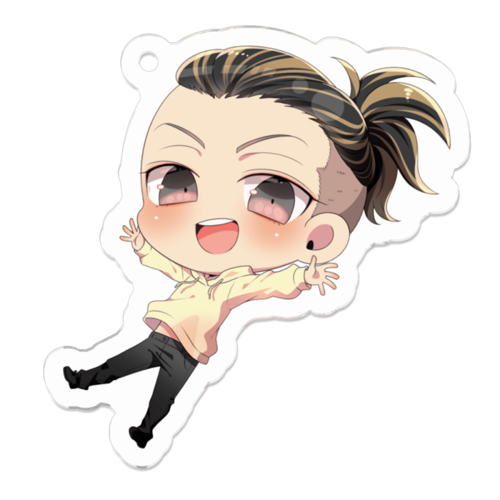 アクリルキーホルダー - 50 x 50 (mm)