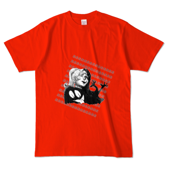カラーTシャツ - L - レッド （濃色）
