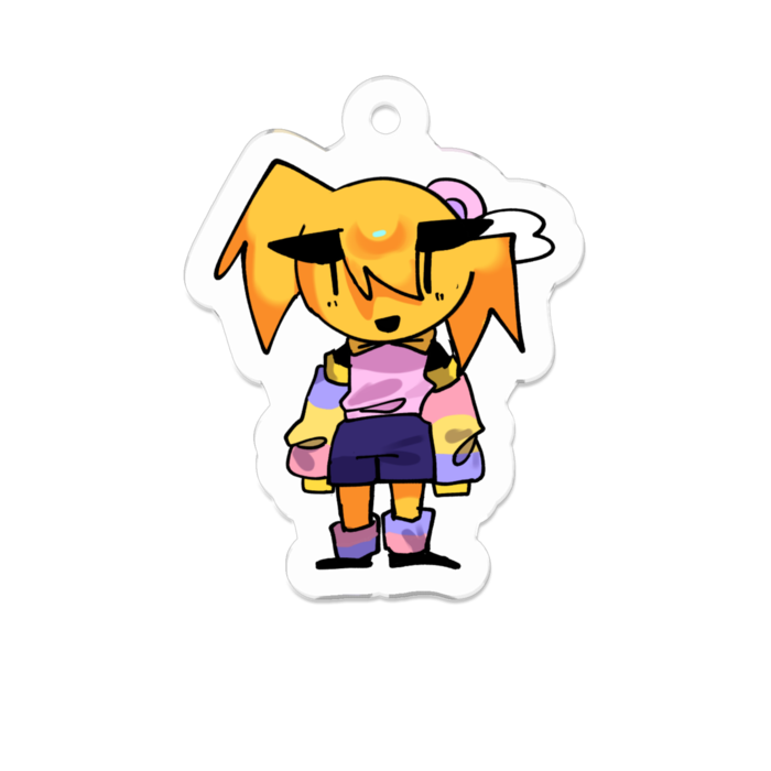 アクリルキーホルダー - 50 x 50 (mm)