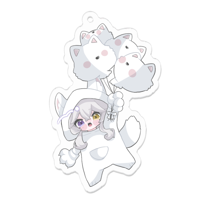 アクリルキーホルダー - 70 x 70 (mm)