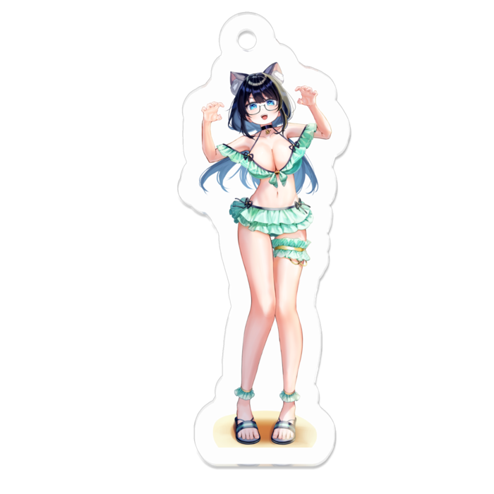 アクリルキーホルダー - 50 x 50 (mm)