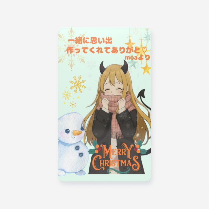 クリアカード - 名刺（55 × 91mm）