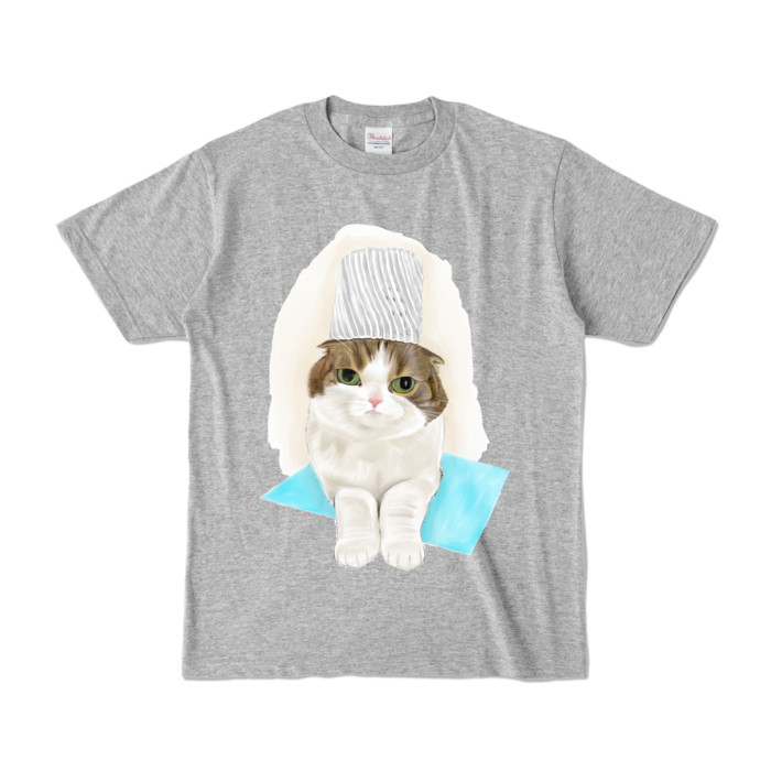 カラーTシャツ - S - 杢グレー (濃色)