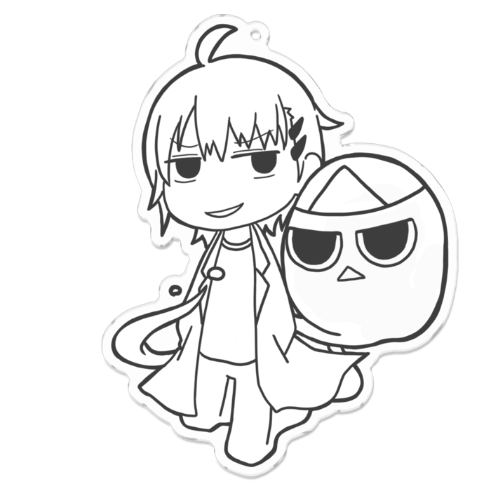 アクリルキーホルダー - 100 x 100 (mm)