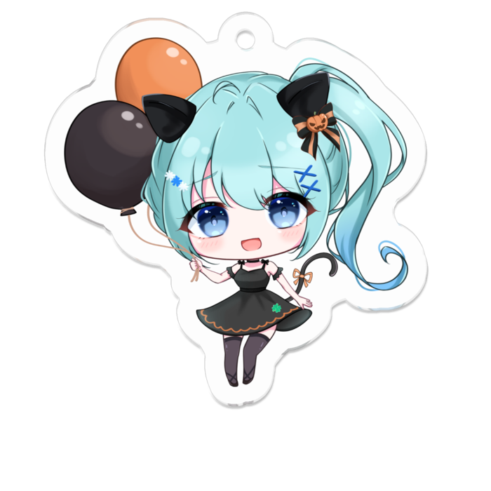 アクリルキーホルダー - 50 x 50 (mm)