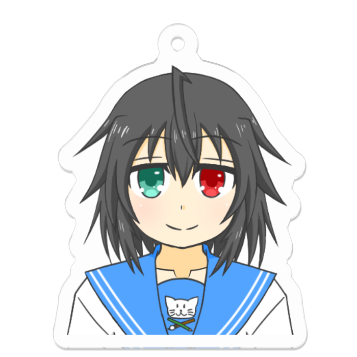 アクリルキーホルダー（コーティング） - 50 x 50 (mm)