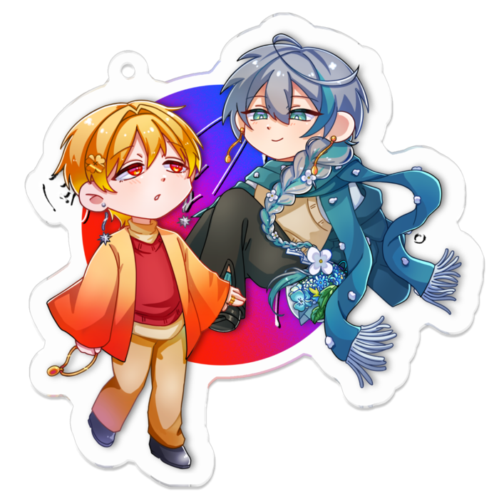 アクリルキーホルダー - 70 x 70 (mm)