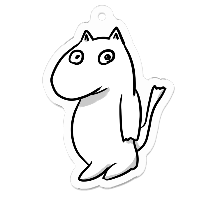 アクリルキーホルダー - 50 x 50 (mm)