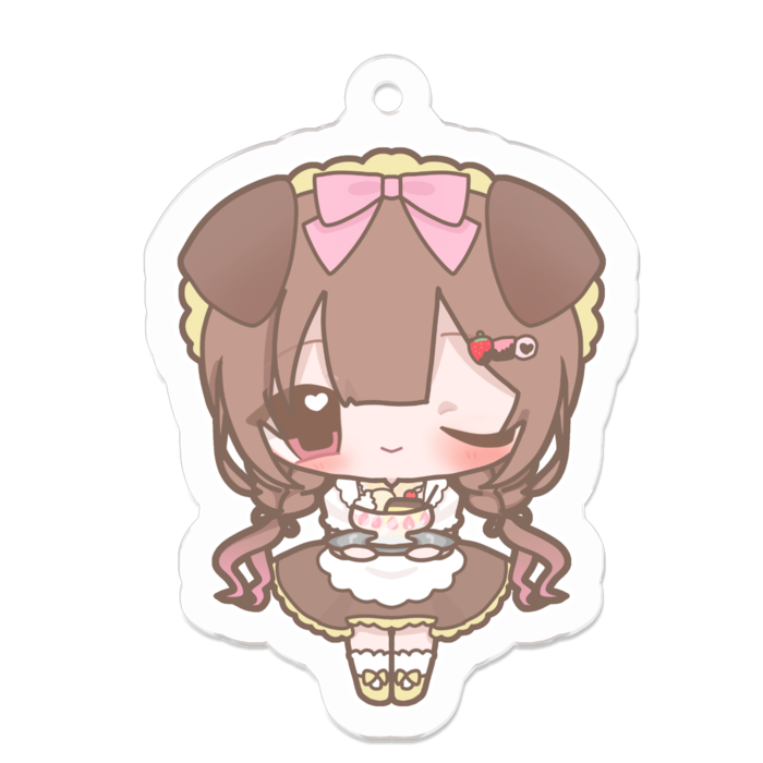 アクリルキーホルダー - 50 x 50 (mm)