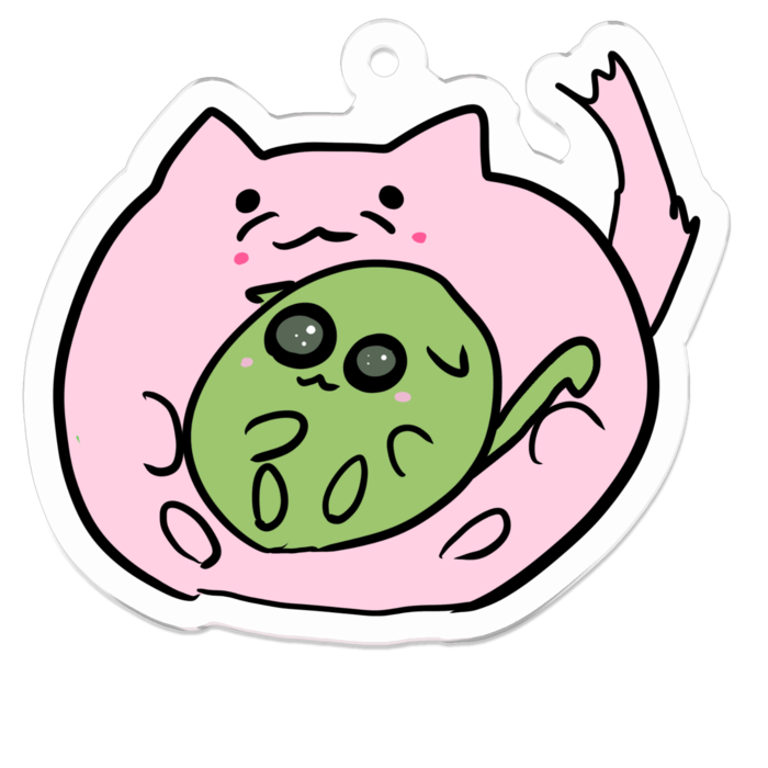 アクリルキーホルダー - 50 x 50 (mm)