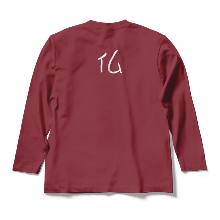 ロングスリーブTシャツ - M - バーガンディ