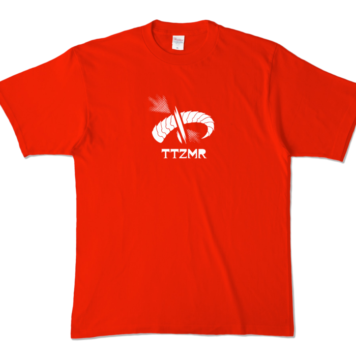 カラーTシャツ - XL - レッド (濃色)