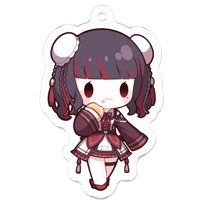 ぽんぽんアクリルキーホルダー(パン)