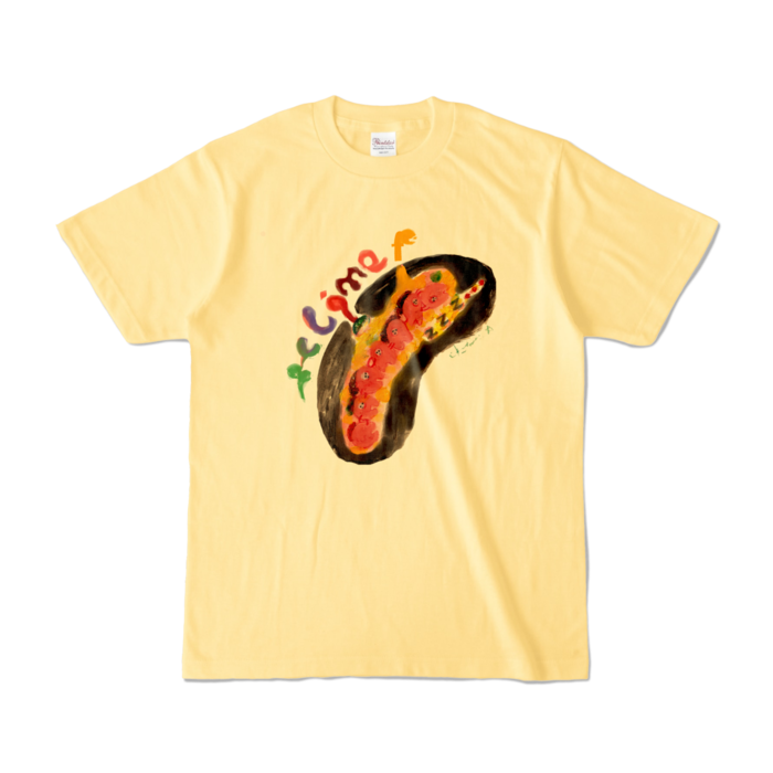 カラーTシャツ - S - ライトイエロー (淡色)