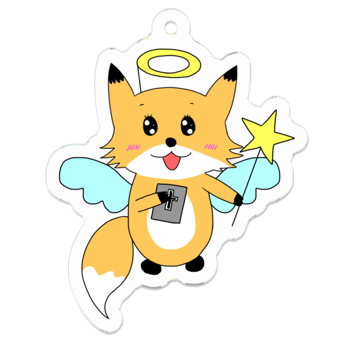 アクリルキーホルダー - 50 x 50 (mm)