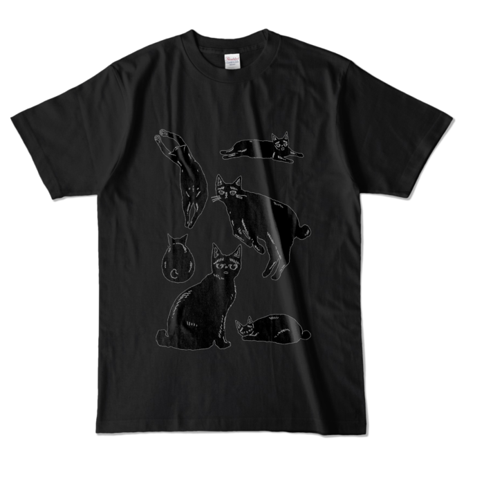 カラーTシャツ - L - ブラック (濃色)
