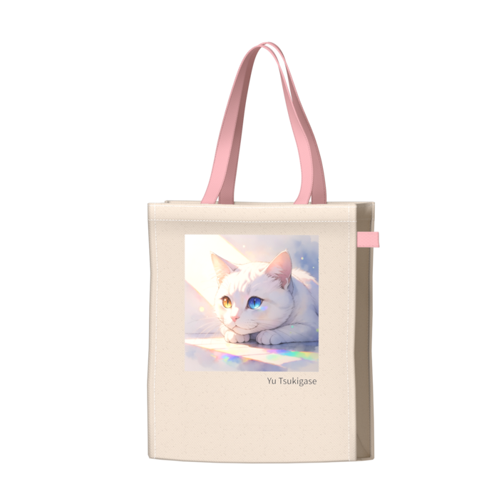 ツートンカラーバッグ - ピンク - W34 × H41 × D14cm