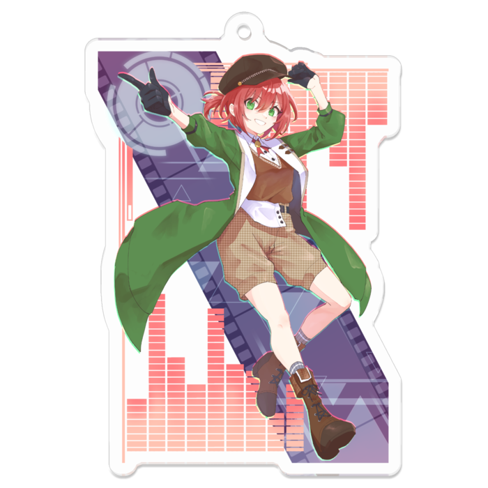 アクリルキーホルダー - 70 x 70 (mm)