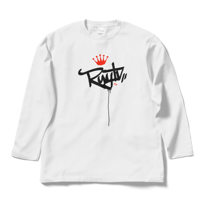 ロングスリーブTシャツ - L - ホワイト(赤!PLAY)