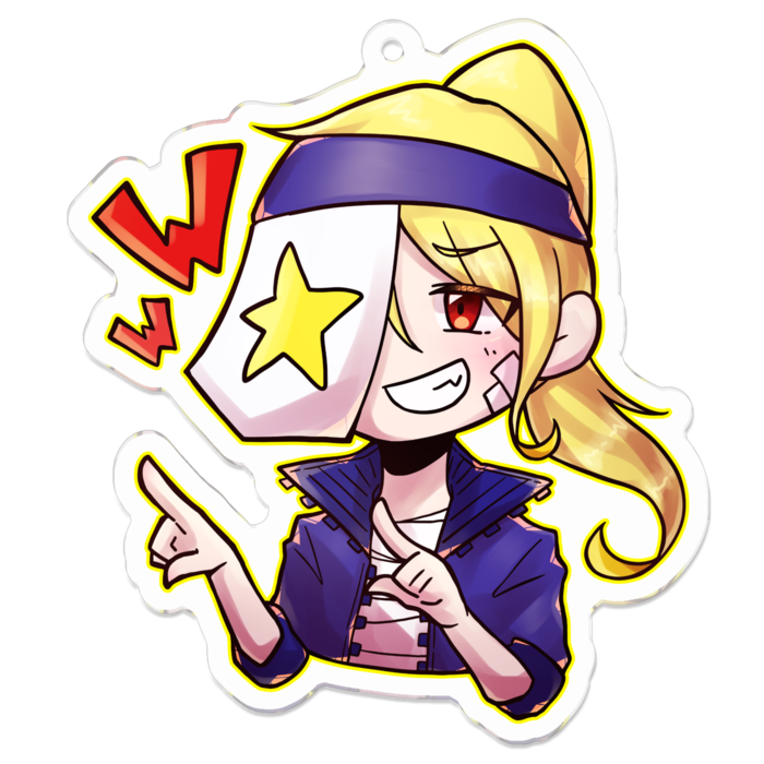 アクリルキーホルダー - 70 x 70 (mm)